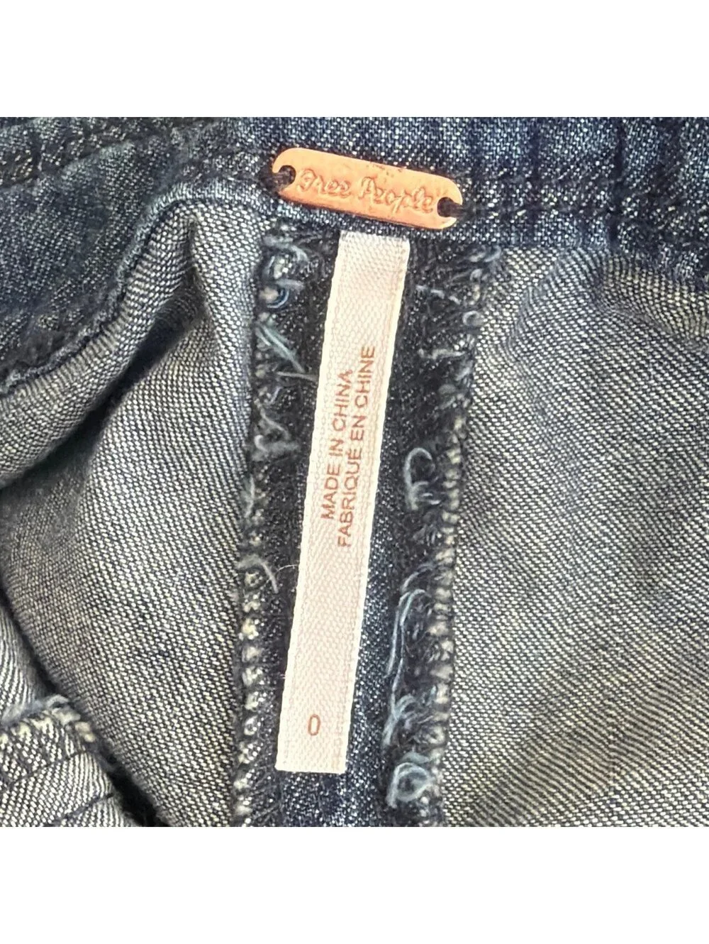 Free People Denim Jumpsuit size 0